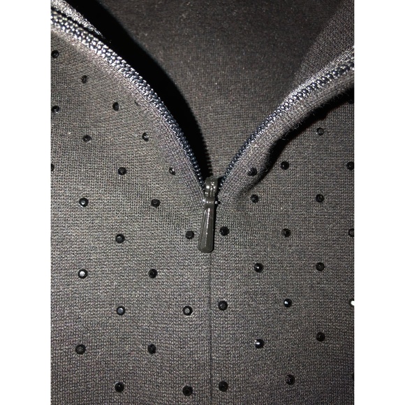 DKNY Black Strapless Cocktail Party Club Dance Mini Dress, Crystal Detail Size 8 - Picture 9 of 16